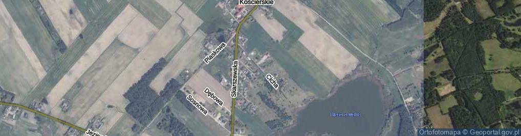 Zdjęcie satelitarne Cicha ul.